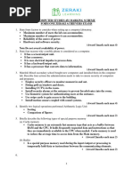 Computer Studies - Computer Studies Form 1 - Zeraki Achievers 2.0 - Marking Scheme