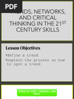 1.TRENDS, NETWORKS, AND CRITICAL THINKING IN 21st CENTURY SKILLS