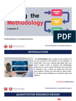 Lesson 4 - Writing Methodology