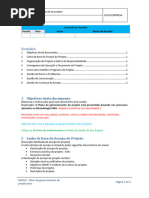 MODELO - Plano de Gerenciamento Do Projeto