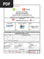 C40ca-00005-A7 - Sandblasting y Pintura para Estructura Metalica Puente Cuja