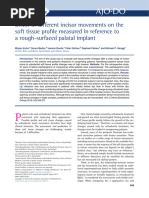 Effect of Different Incisor Movements On The Soft Tissue Profile (2016)