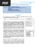 l4 - Técnicas de Comprensión Lectora