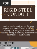 Rigid Steel Conduit: Presentation