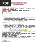 Los Números Grandes Secuencia Numeracion