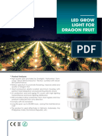 LED LIGHT FOR DRAGON FRUIT GROWING - Datasheet