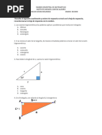 Examen de Matematica de 10