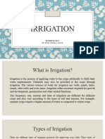 Irrigation