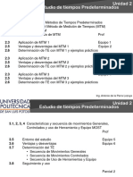 Estudio de Tiempos Predeterminados PRESENTACION