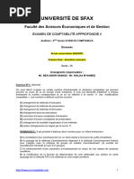 Examen Commptabilité-Approfondie Énoncés Tunisie