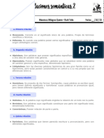 RV Relaciones Lexico Semanticas