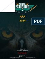 Aula 07 - Equações Algébricas - AFA 2024