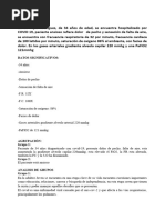 Caso Cuidados de Enfermerìa en El Paciente Con Problemas Respiratorios