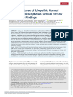 Brent Bluett Clinical Features of Idiopathic Normal