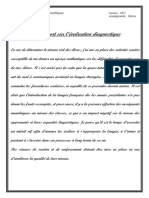 Rapport D'évaluation Diagnostique Ce1