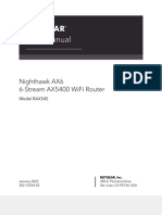 NETGEAR 6-Stream AX5400 WiFi Router User Manual