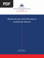 Protocolo de Atención para El Manejo Del Dengue