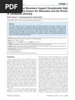 The Eastern Arc Mountains and The Drivers of Saintpaulia Diversity)