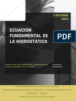 Informe Grupo 5 (Historia de La Ecuacion Fundamental de La Hidrostatica)