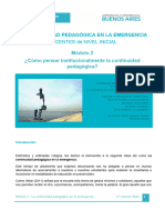 INICIAL FINAL DOCENTES-Modulo 2 - La Planificación Continuidad Pedagógica - Leído NI