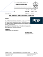 Mri Abdomen With & Without Contrast: Ameer-ud-Din Medical College