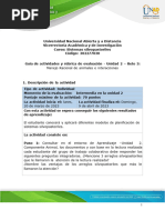 Guía de Actividades y Rúbrica de Evaluación - Unidad 2 - Reto 3 - Manejo Racional de Animales e Interacciones