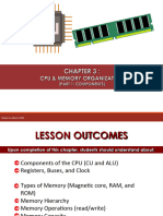 The Cpu and Memory - Organization