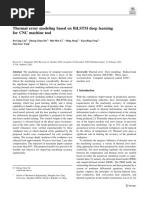 Thermal Error Modeling Based On Bilstm Deep Learning For CNC Machine Tool