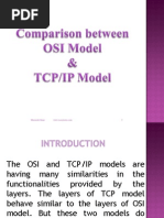 Comparison Between Osi Tcpip Model