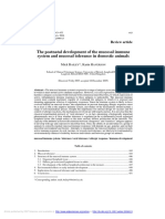 The Postnatal Development of The Mucosal Immune System and Mucosal Tolerance in Domestic Animals