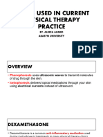 Lec 12 - Drugs Used in PT