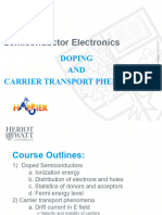 Week 3 - Doping and Carrier Transport Phenomena