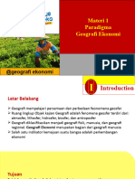 Materi 1 Paradigma Geografi Ekonomi