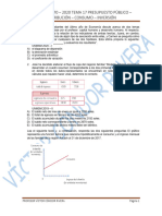 Admisión 1970 - 2020 Tema 17 Presupuesto Público - Distribución - Consumo - Inversión