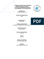 AraúzV Investigacion#2.1 Glosario de Términos de Lubricación