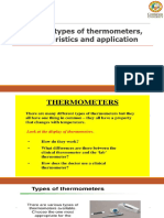 2.9 Different Types of Thermometers Characteristics and Application