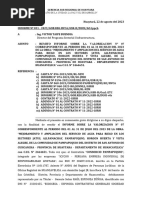 Informe #31 CONFORMIDAD DE LA VALORIZACION 07 OBRA PAMPAPUQUIO