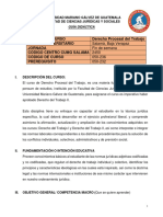 050-236 Derecho Procesal Del Trabajo