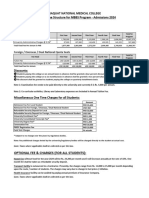 Fee Structure 2024