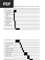 Ejemplos de Cronograma y Aspectos Administrativos