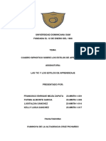 Cuadro Sipnotico Sobre Los Estilos de Aprendizaje-2