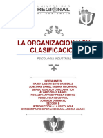 Las Organizaciones y Su Clasificacion