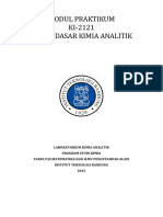 Modul KI-2121 Dasar-Dasar Kimia Analitik 2023 - OK