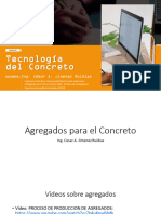 5 - Agregados para El Concreto - Extracción, Clasificación y Granulometría