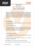 Democratic Rights Class 9 Notes CBSE Political Science Chapter 5 (PDF)