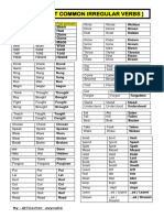 2 Bac - Irregular Verbs