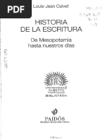 PDF Louis Jean Calvet Historia de La Escritura SUBRAYADO