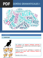 Categorías Gramaticales