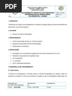 Poe-4 Hemoglobina Clorimetrica