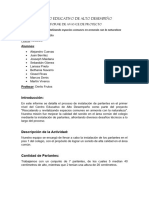 Informe de Colocación de Parlantes en Planta Baja 3ro ECA